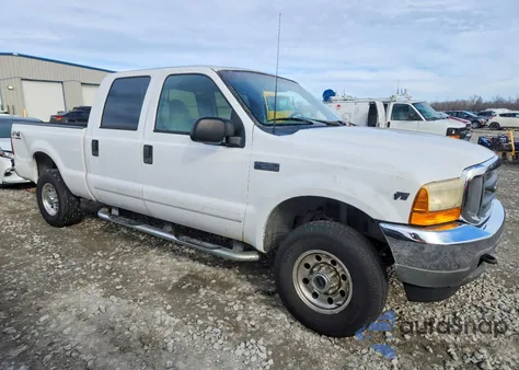 2001 Ford F250 Super Duty from USA, damaged, VIN 3FTNW21L01MA61985